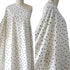 Hokkoh Cotton - 'Neko' Polka Dot - White *Last Piece 3.5m